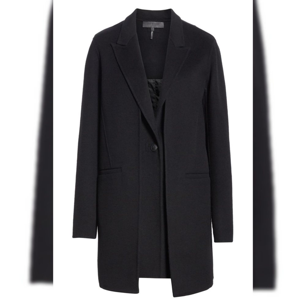 Rag and bone Kaye Layered Vest & Coat - Picture 4 of 4